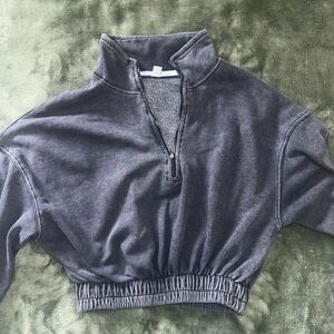 Celebrity Pink Gray Cowl Neck Sweater